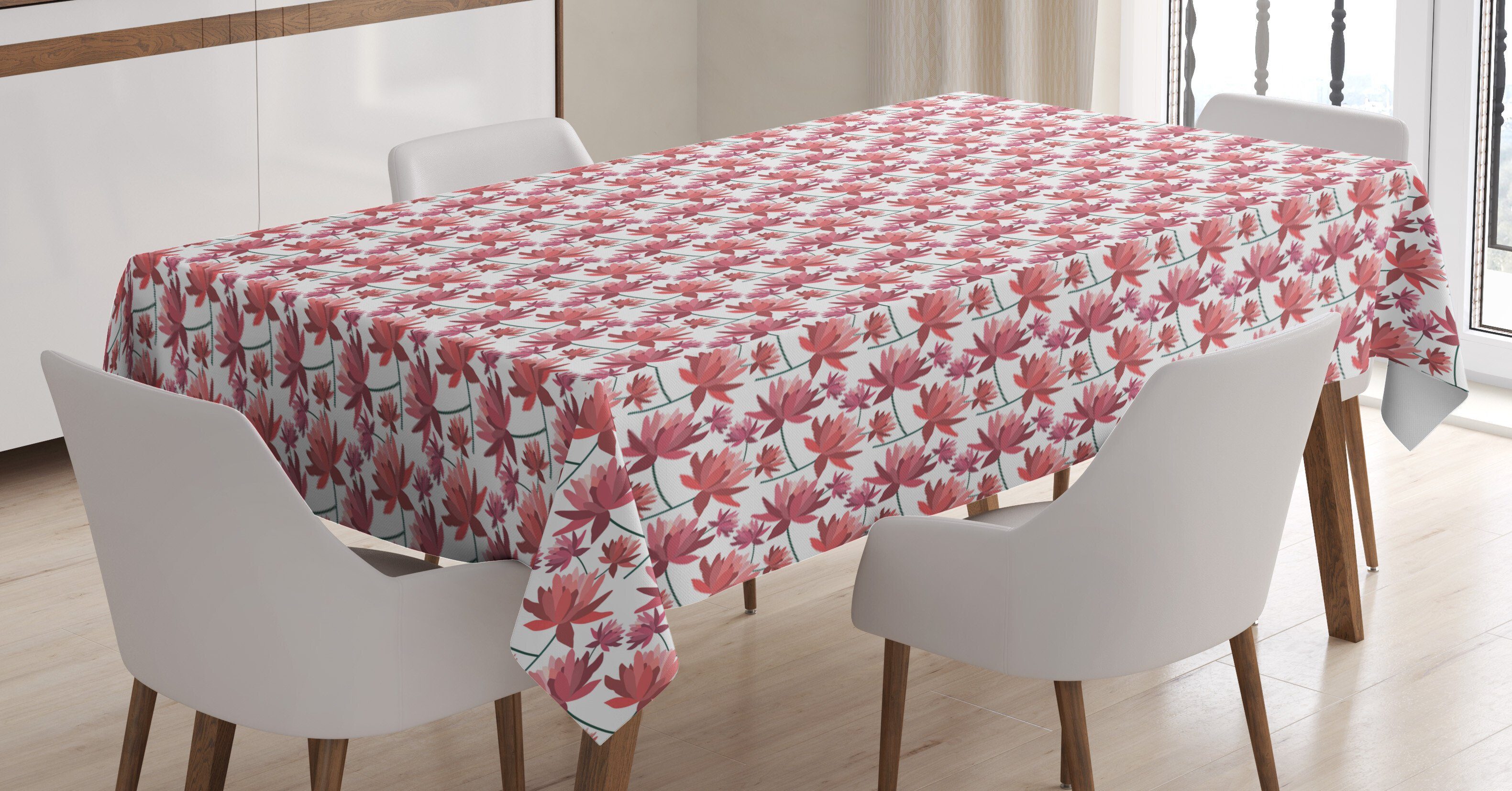 Farbfest Abakuhaus den Lotus-Blüte Lotus Waschbar Abstrakte Farben, Für geeignet Tischdecke Außen Bereich Klare