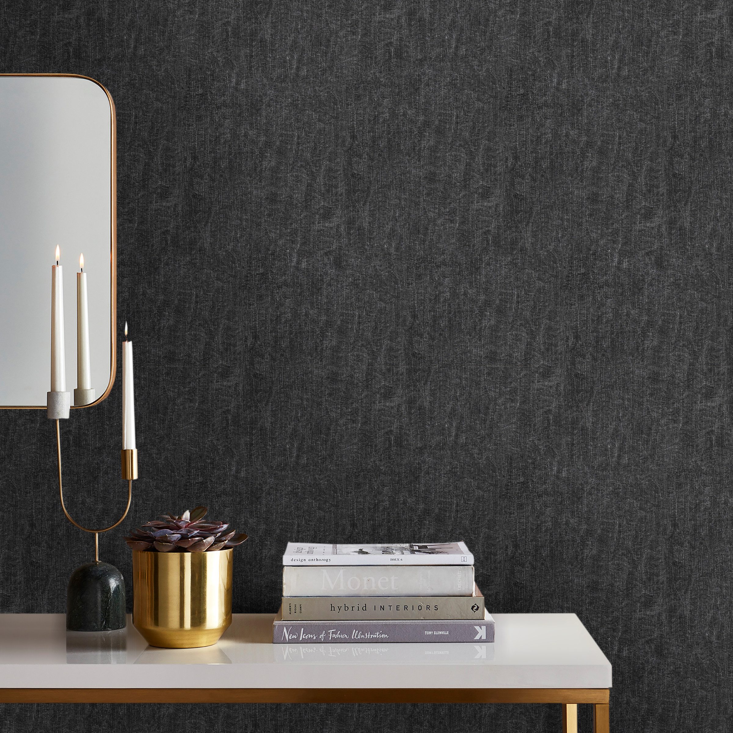 Sublime Vliestapete Uni Luxus Textur, strukturiert, neutral, (1 St), 10mx52cm (ca. 5m2)