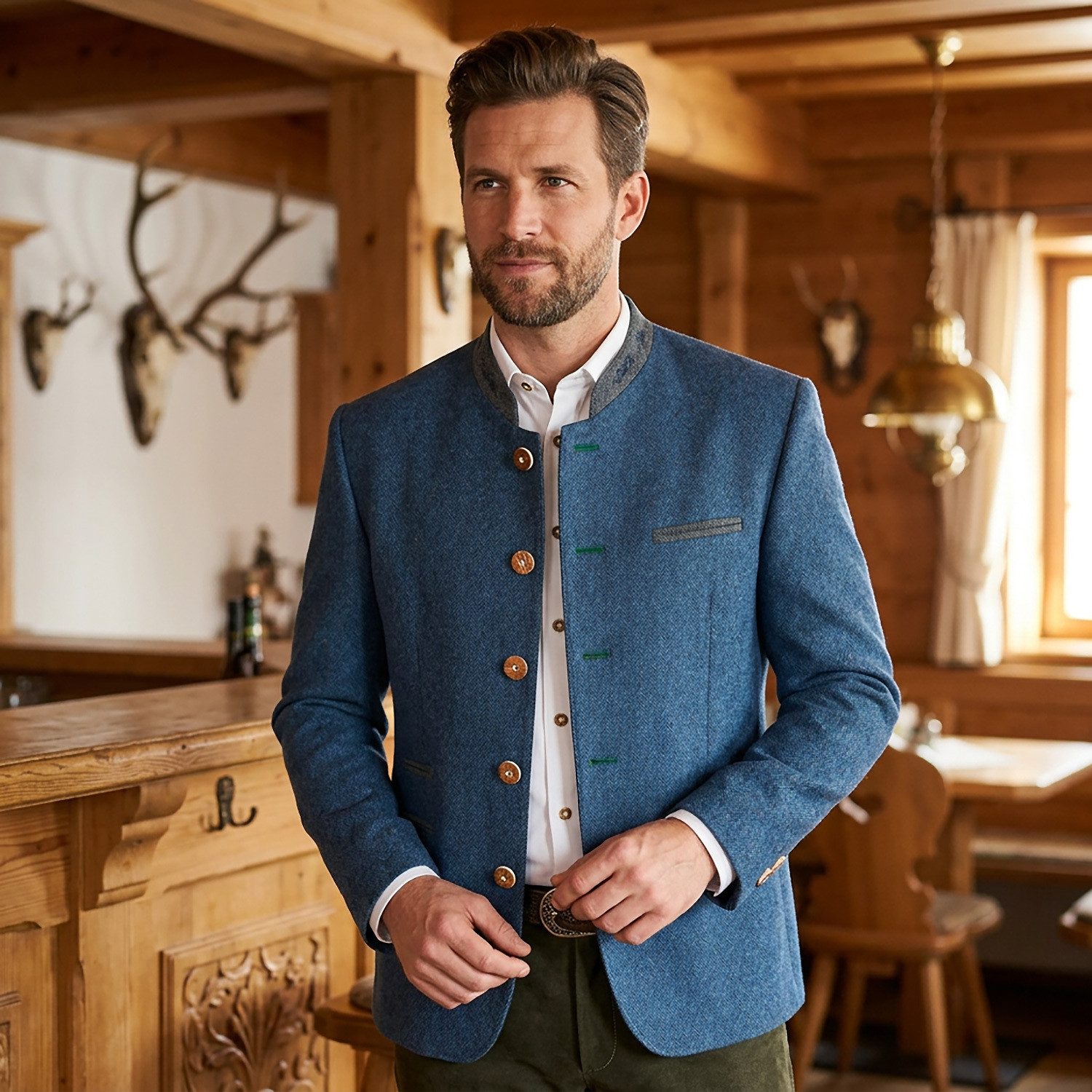 Wiesnkönig Trachtenjacke Jacke Raphael
