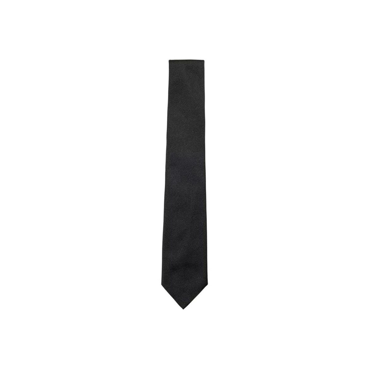HUGO Krawatte schwarz (1-St)