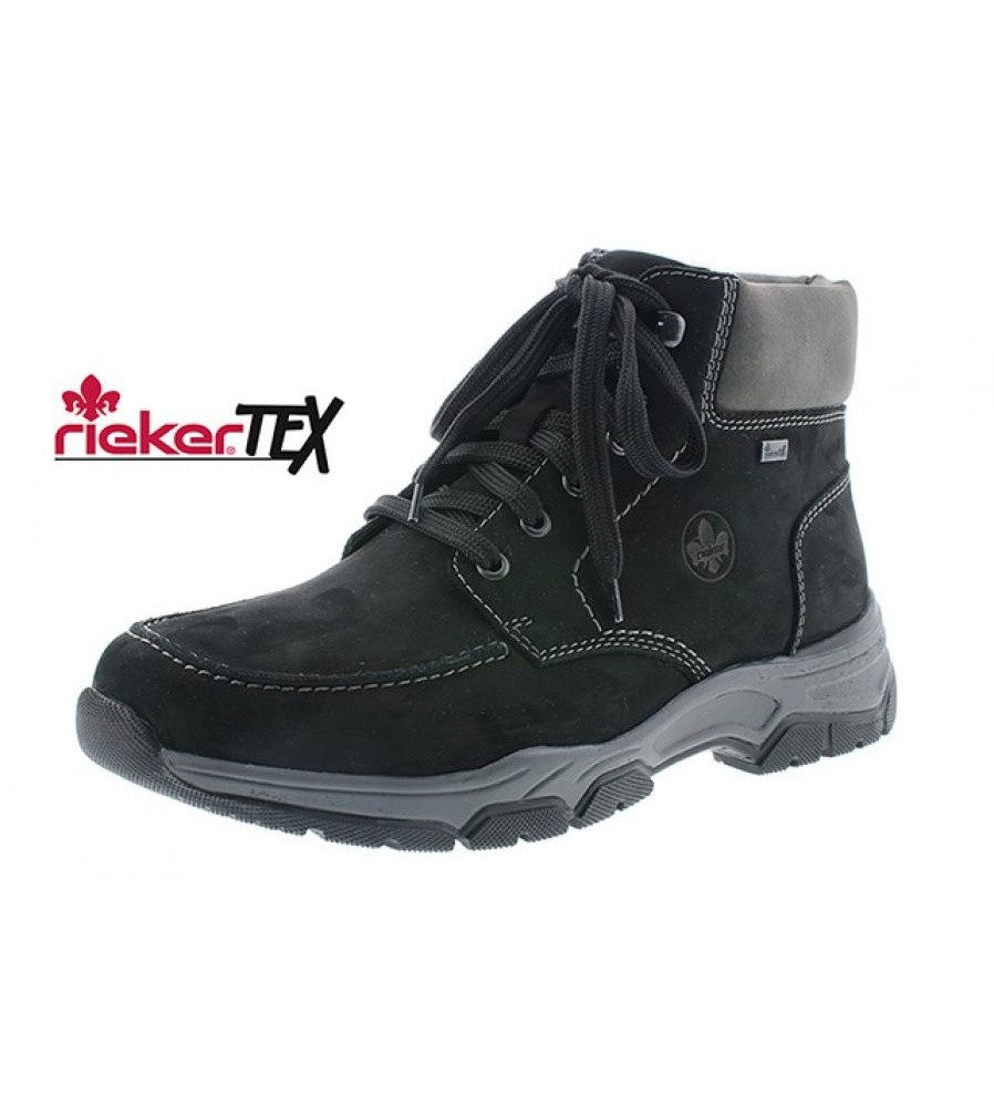 Rieker 31240-00 (Schnürstiefel mit Rauhleder Matieral) günstig online kaufen