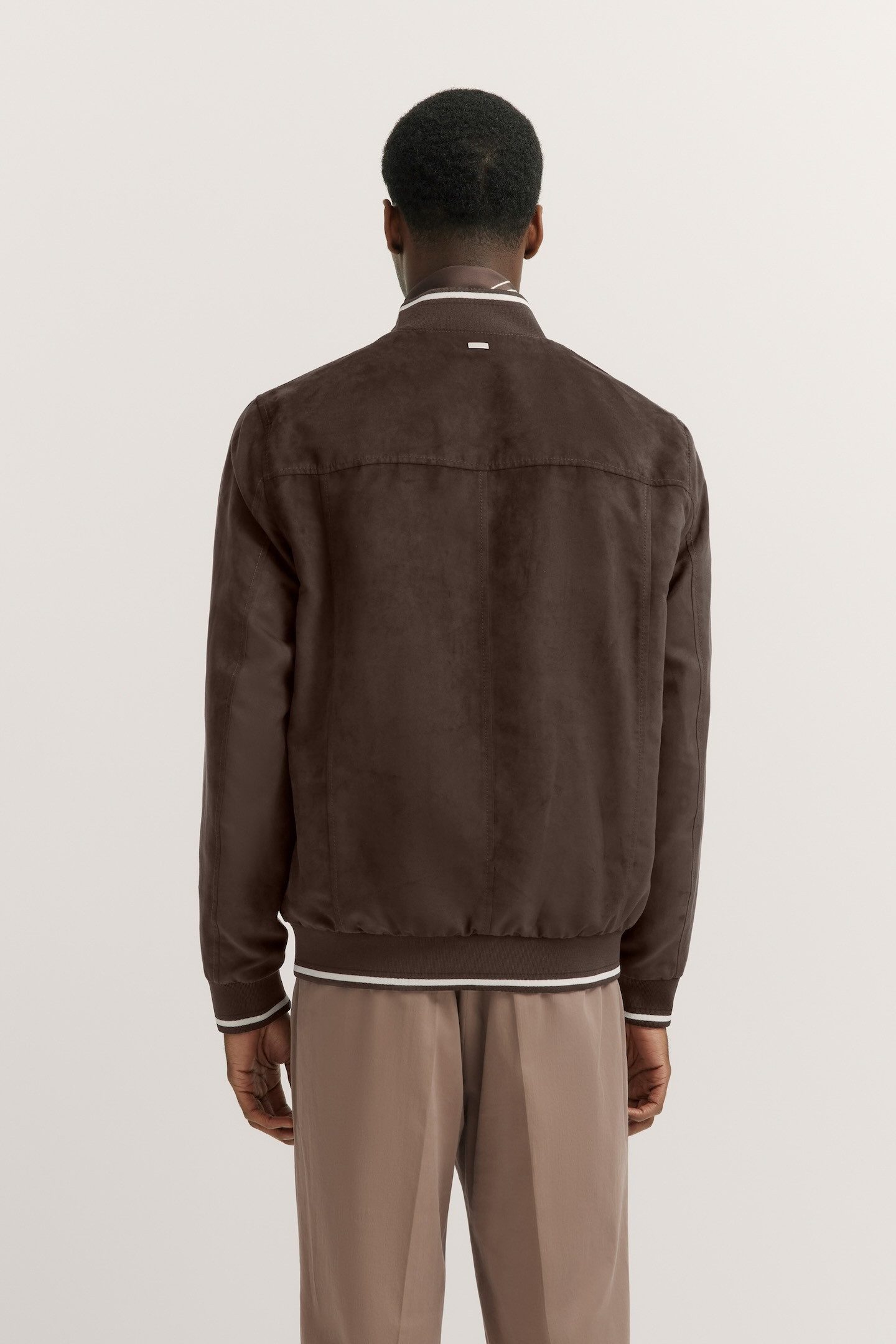 bugatti Blouson aus wasserabweisendem Velourleder günstig online kaufen