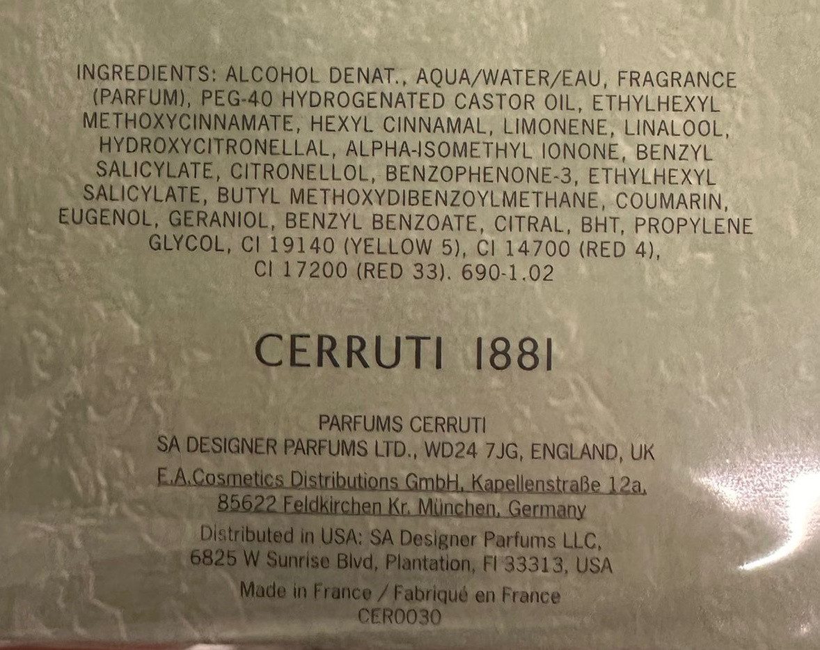 CERRUTI Duft-Set Cerruti 1881 pour Homme Set - Eau de Toilette 100 ml + DS 150 ml