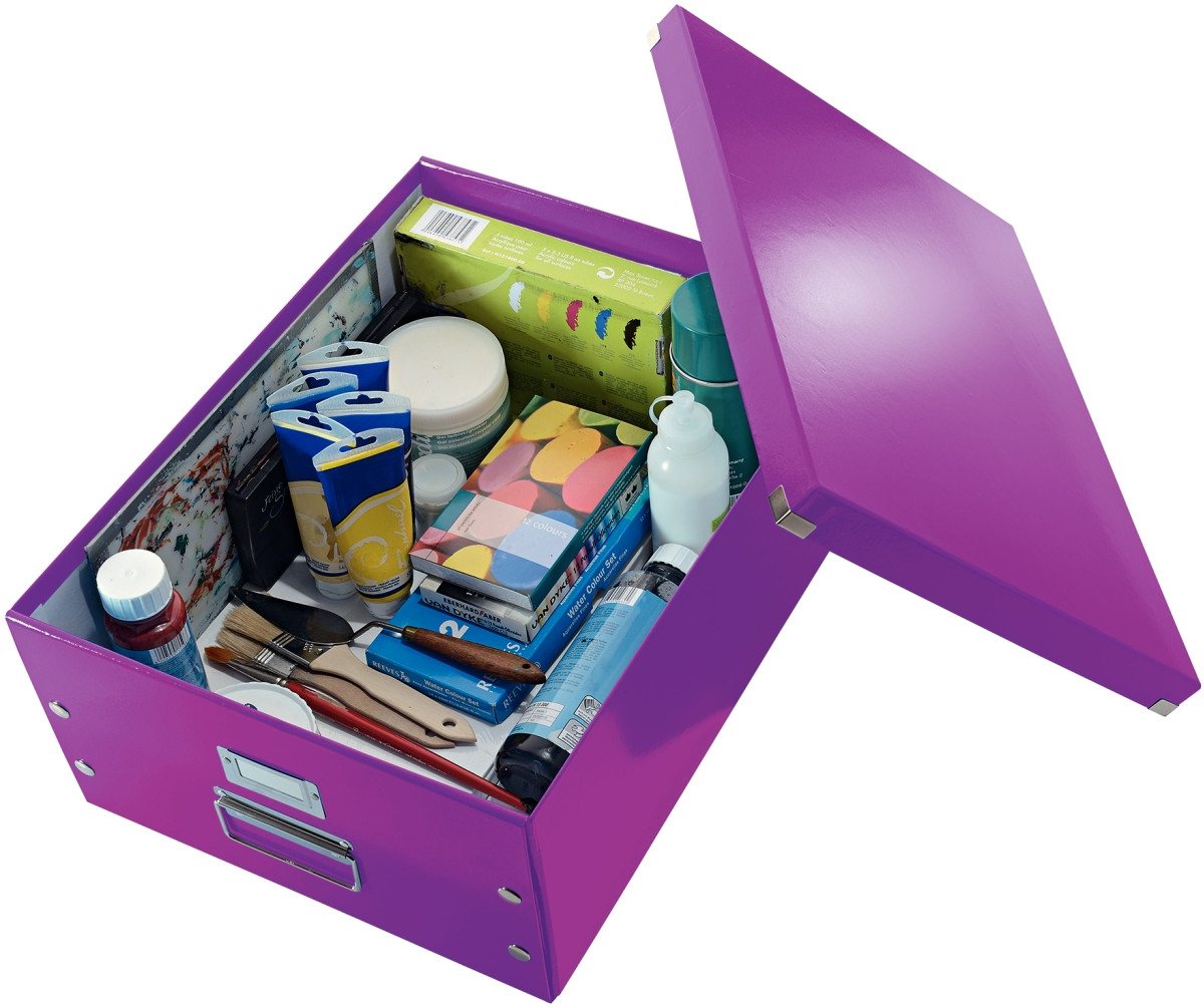 Thumbnail - LEITZ Aufbewahrungsbox Ablagebox Click & Store A3 violett