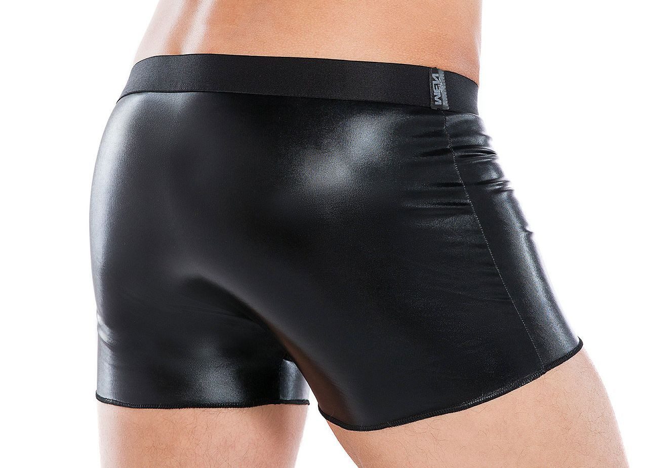 Andalea Men's Collection Boxershorts Wetlook-Slip Schwarz mit Front-Reißver günstig online kaufen