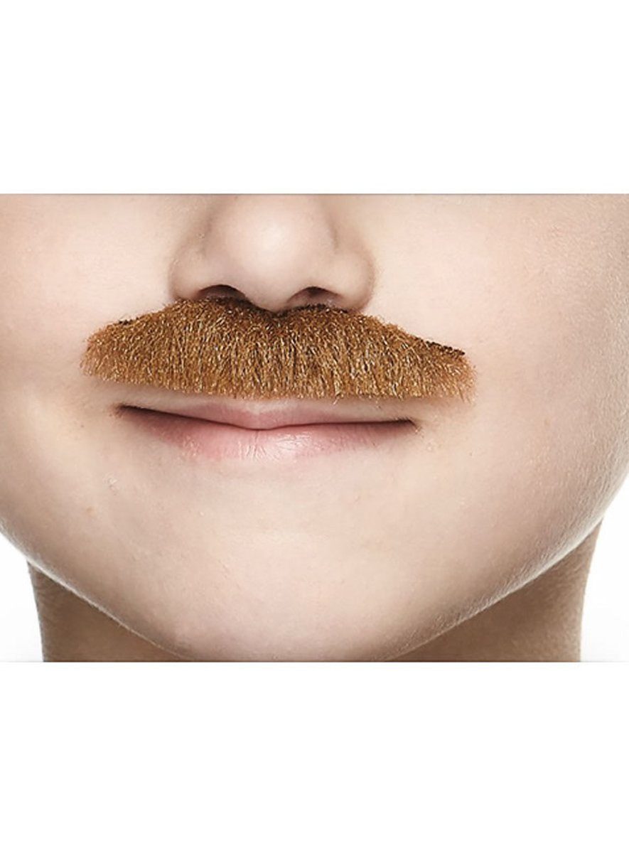 Metamorph Kostüm Kurzer Schnurrbart für Kinder in vier verschiedene, Hochwertiger und zertifizierter Kunstbart für Kinder