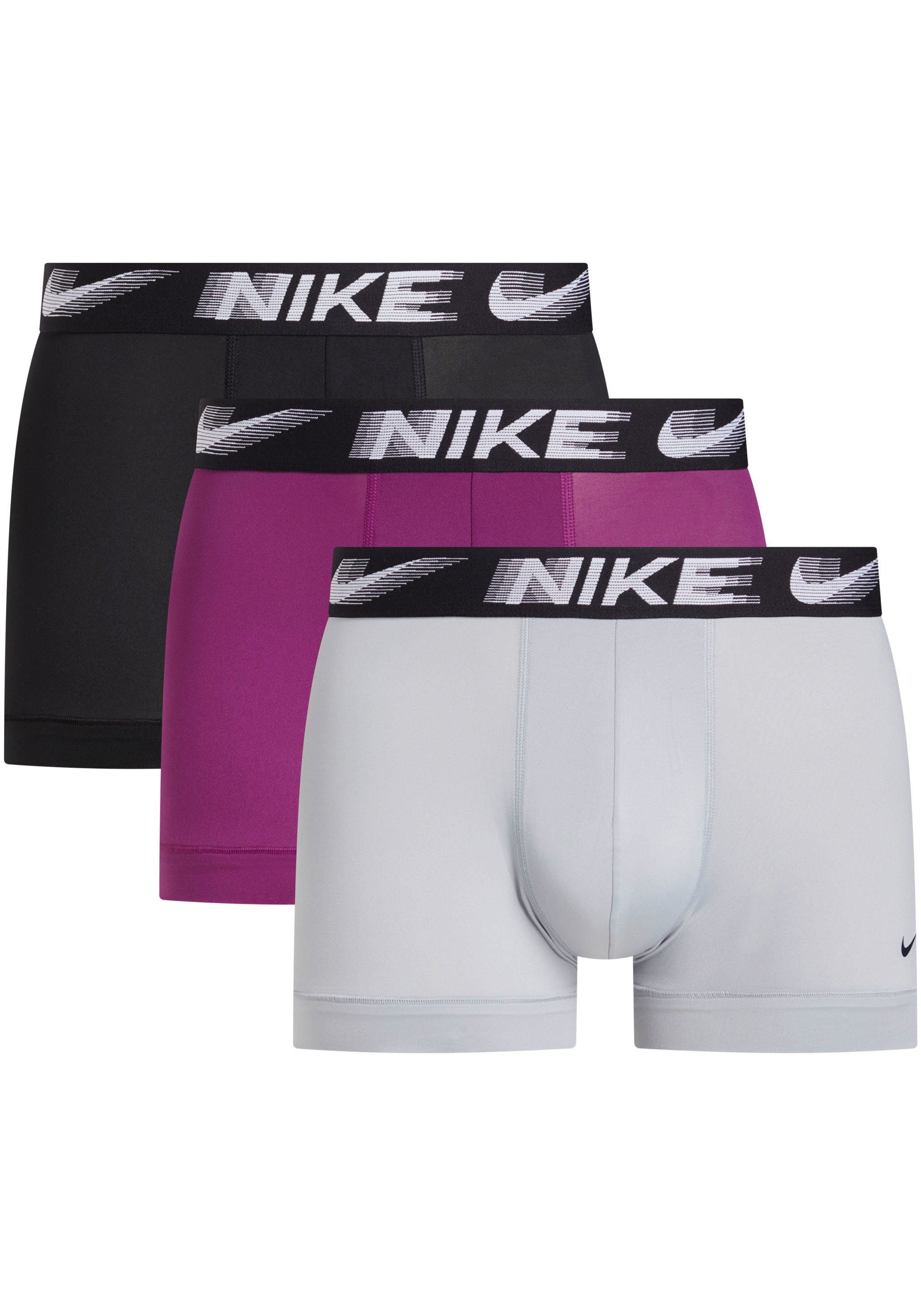 NIKE Underwear Trunk (Packung, 3-St) mit kontrastfarbenem Logoschriftzug