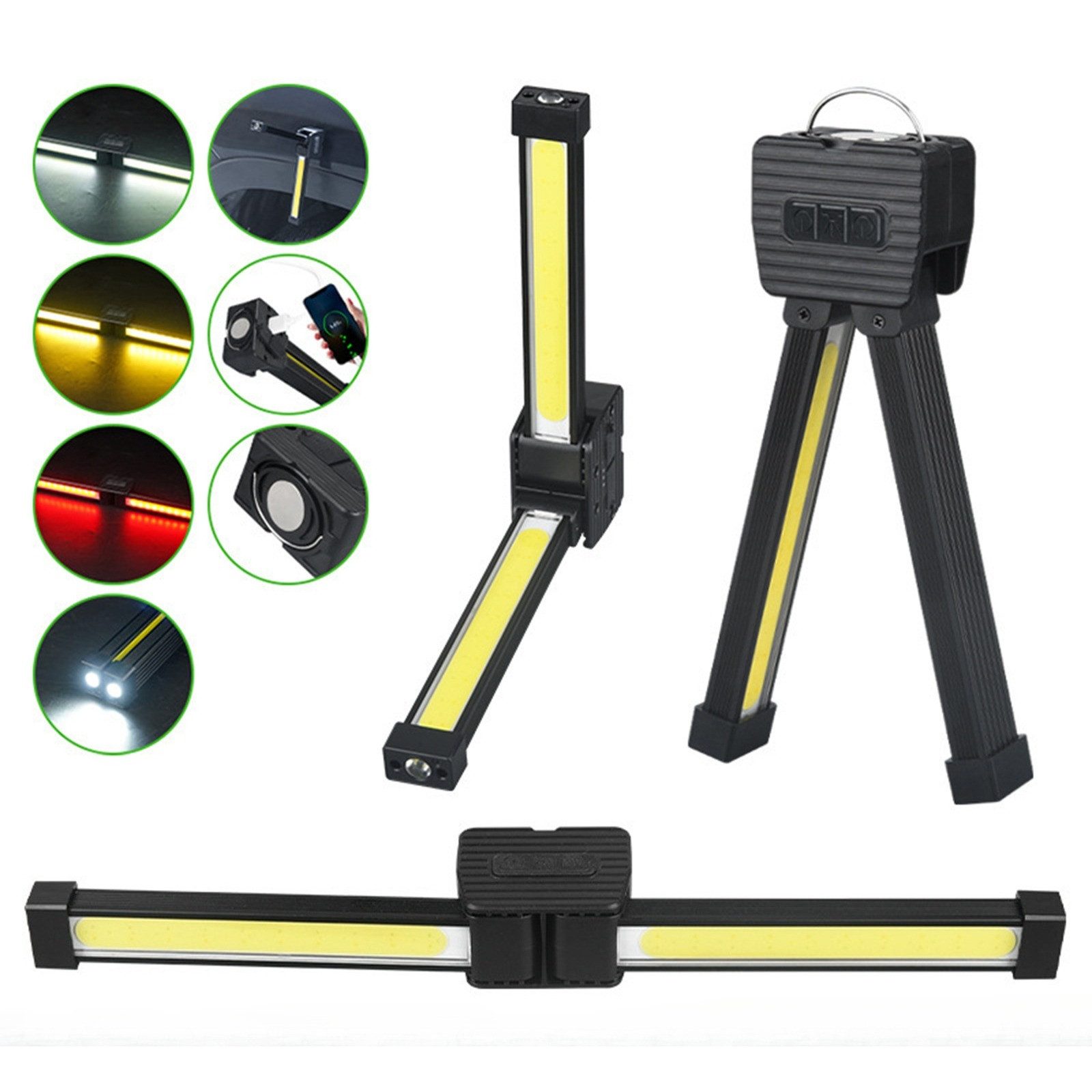 REDOM LED Arbeitsleuchte Magnetische Arbeitslampe Werkstattlampe günstig online kaufen