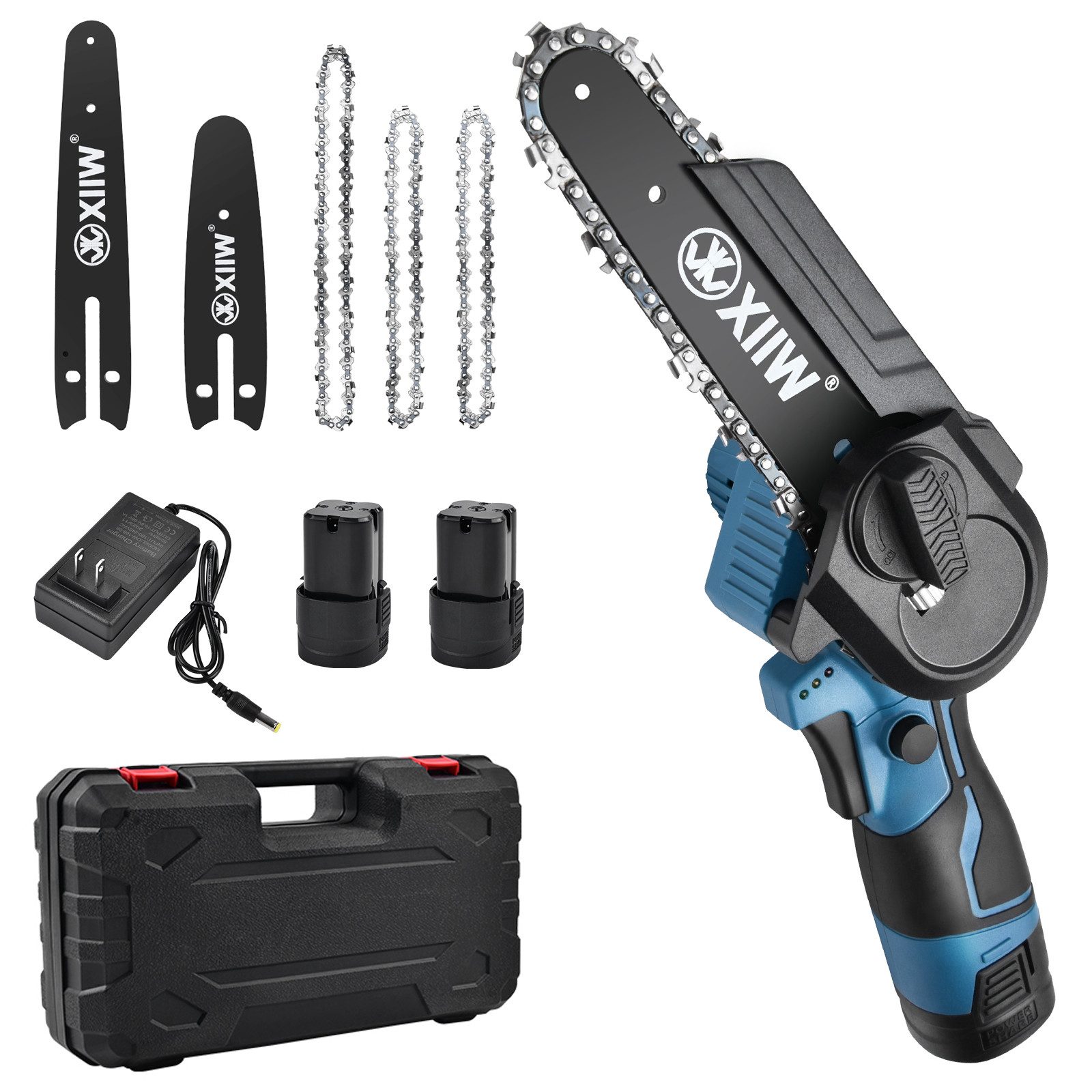 XERSEK Elektro-Kettensäge 6 Zoll und 4 Zolll, Mini Akku Kettensäge, mit 300 günstig online kaufen