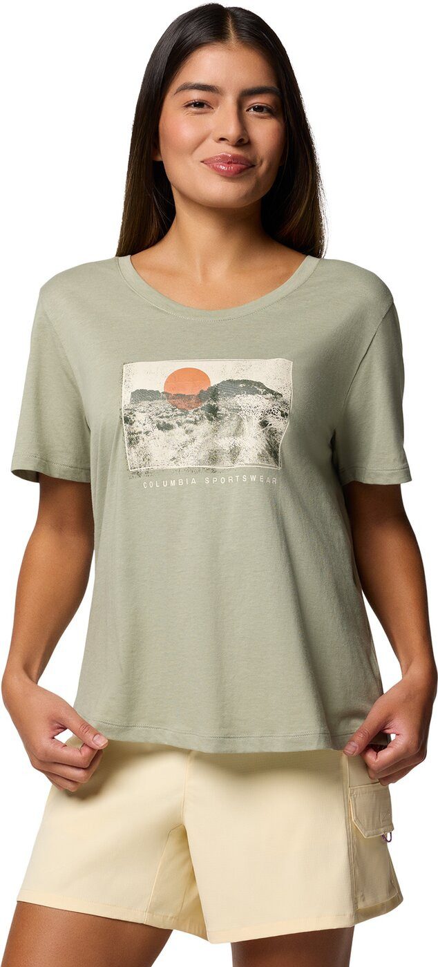 Columbia T-Shirt Ruby Springs Graphic Scoop Neck SS SAFARI, WANDERLUST