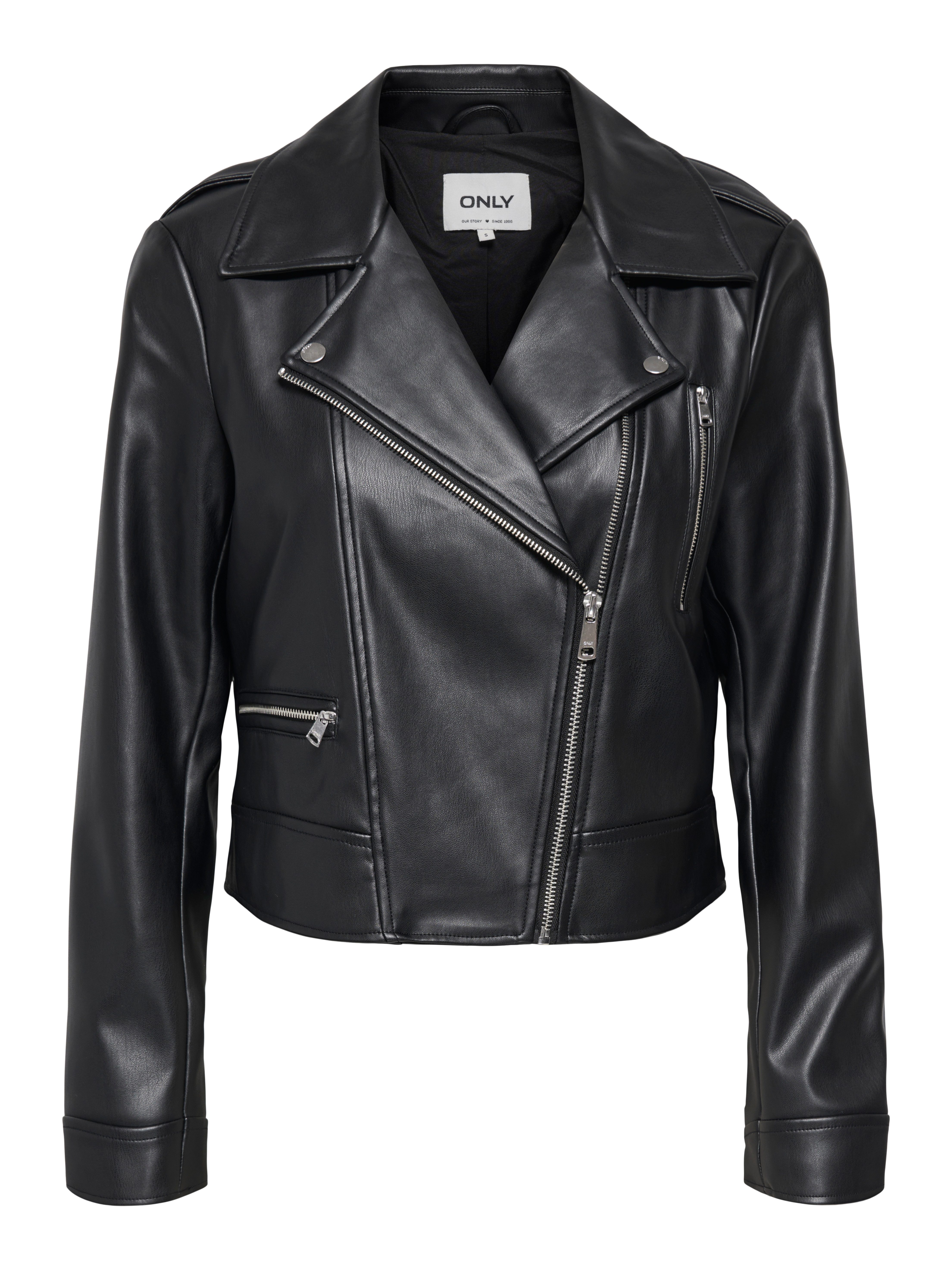 ONLY Lederimitatjacke ONLCARMEN FAUX LEATHER BIKER CC OTW mit asymmetrische günstig online kaufen