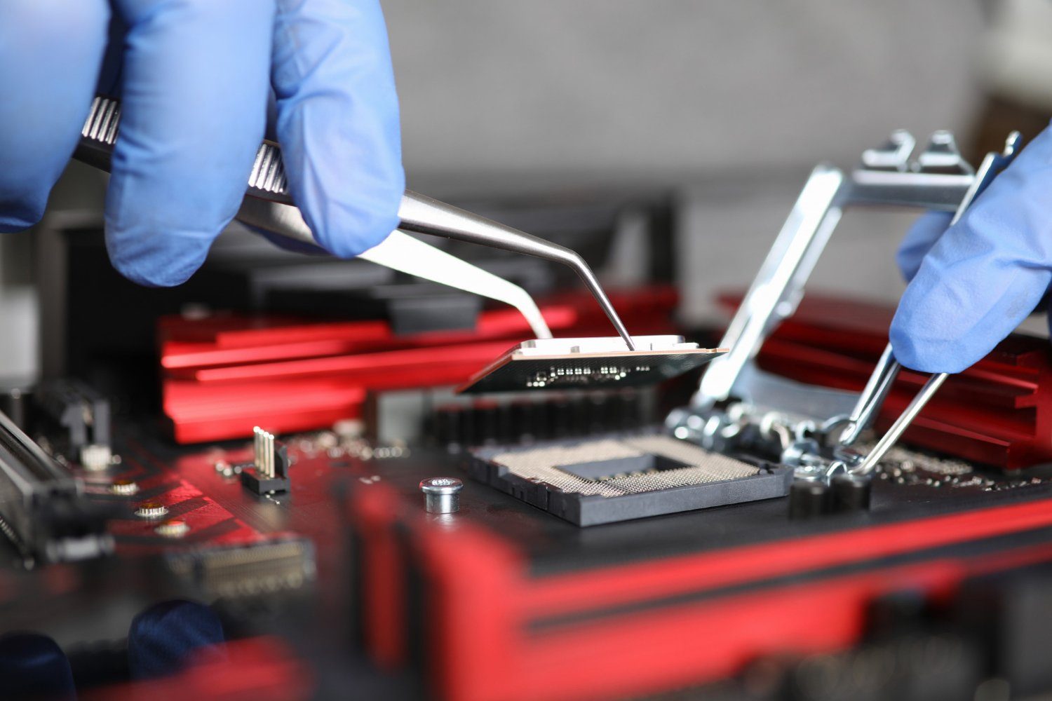 SMI Pinzette 16 cm Gebogene Pinzette Anatomisch Hobby Pinzette DIY Handwerk, gezackte Spitze