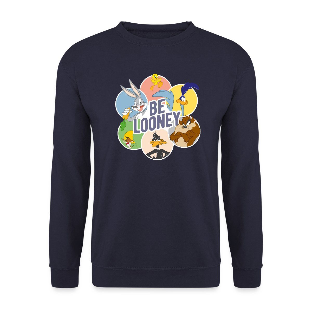 Sweatshirt Looney Tunes Charaktere Be Looney Unisex Pullover