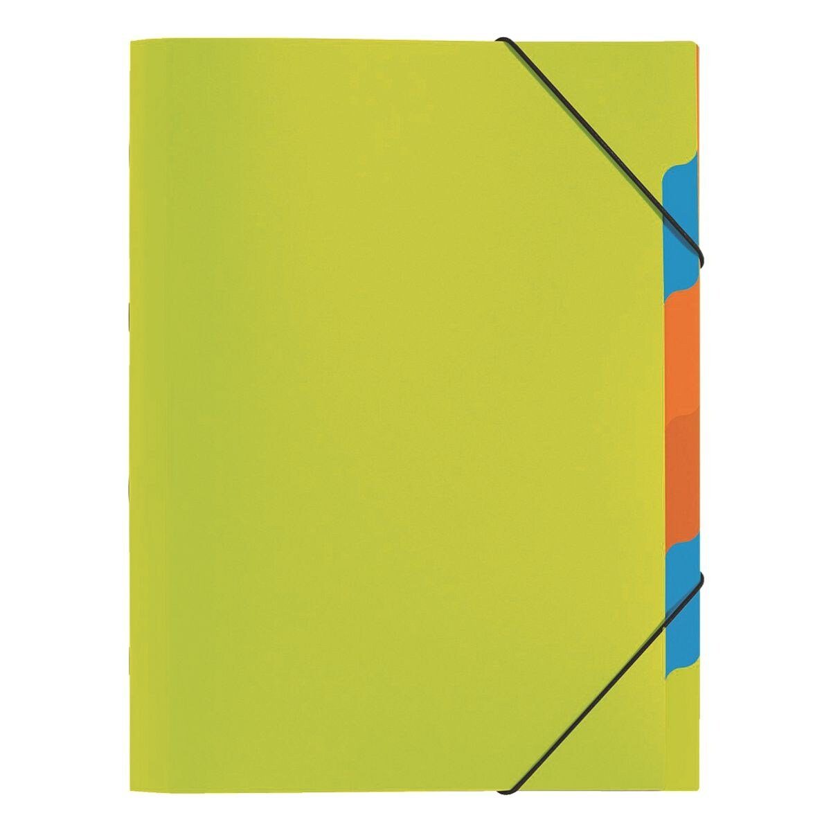 PAGNA Organisationsmappe Funky School, Ordnungsmappe 5 Fächer, farbiges Register, A4