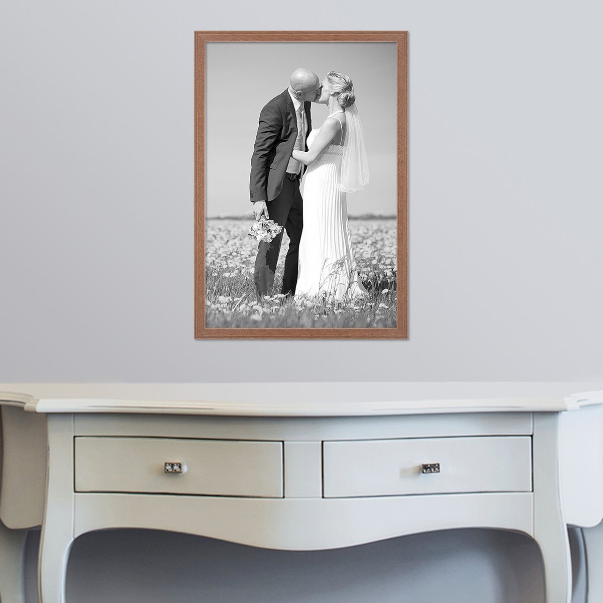 PHOTOLINI Bilderrahmen 3er Set im Landhaus-Stil günstig online kaufen