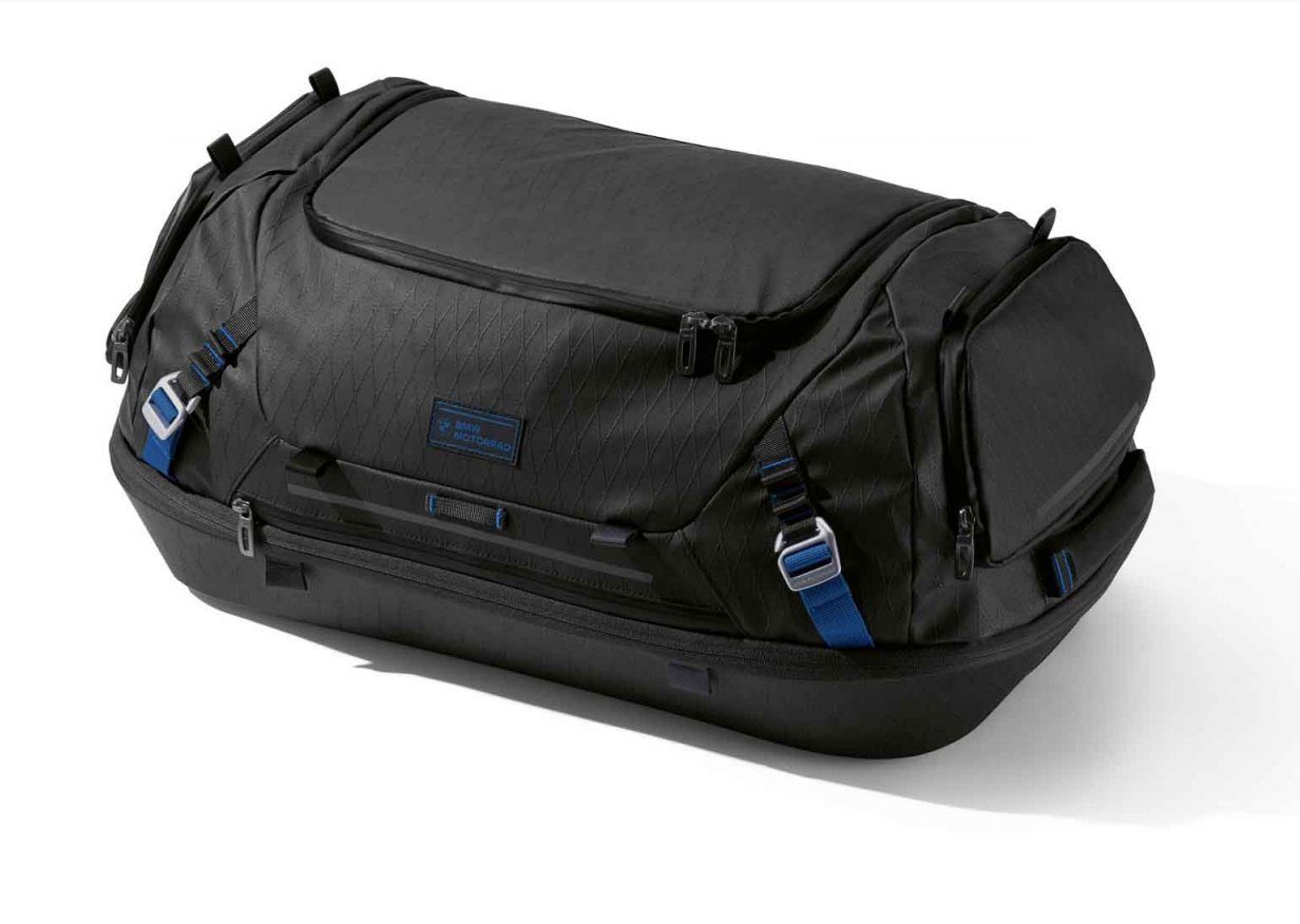 BMW Kofferset BMW tlg) Gepäcktasche, Motorrad groß (1 Hecktasche Collection Black Softbag