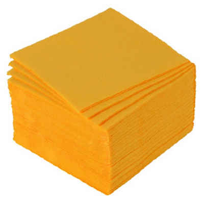 Macosa Home Papierserviette Einwegservietten Papierservietten gelb senfgelb, (40 St., 40er Set), Einweg-Servietten Partyservietten