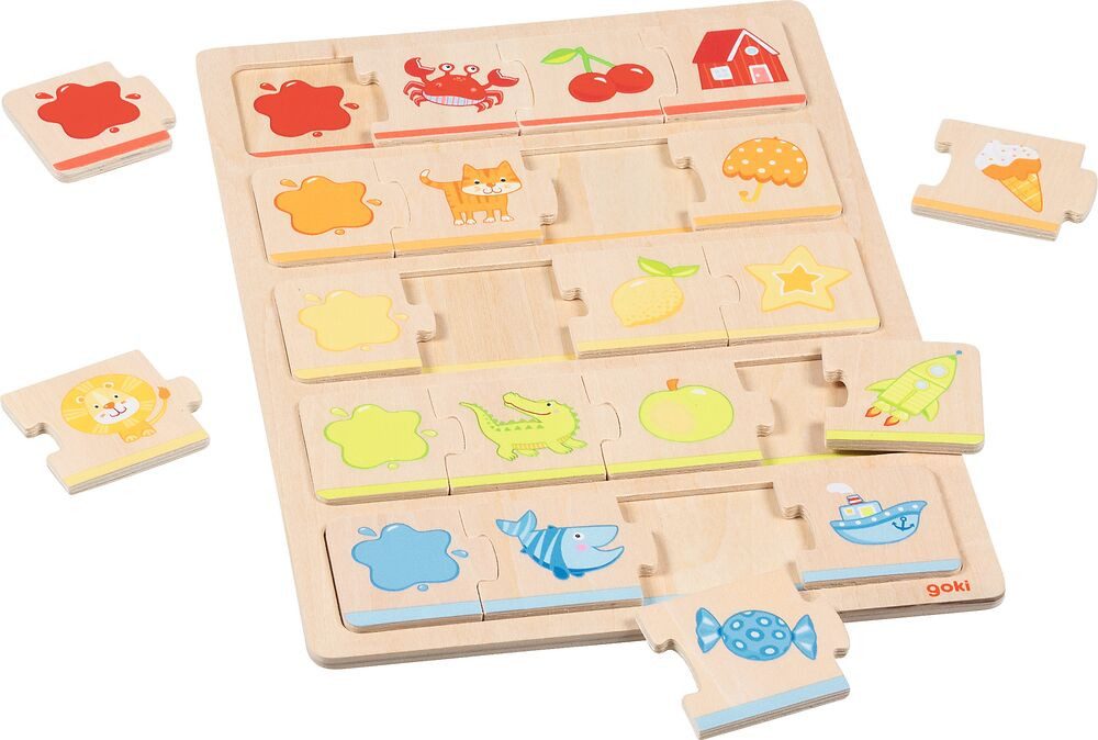 goki Steckpuzzle goki Mein erstes Farbenpuzzle, Puzzleteile