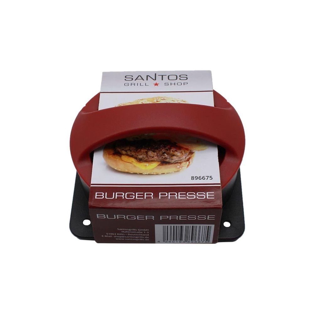 Kunststoff PROREGAL® Burger Presse Kit, Grillpfanne 10cm, Ø
