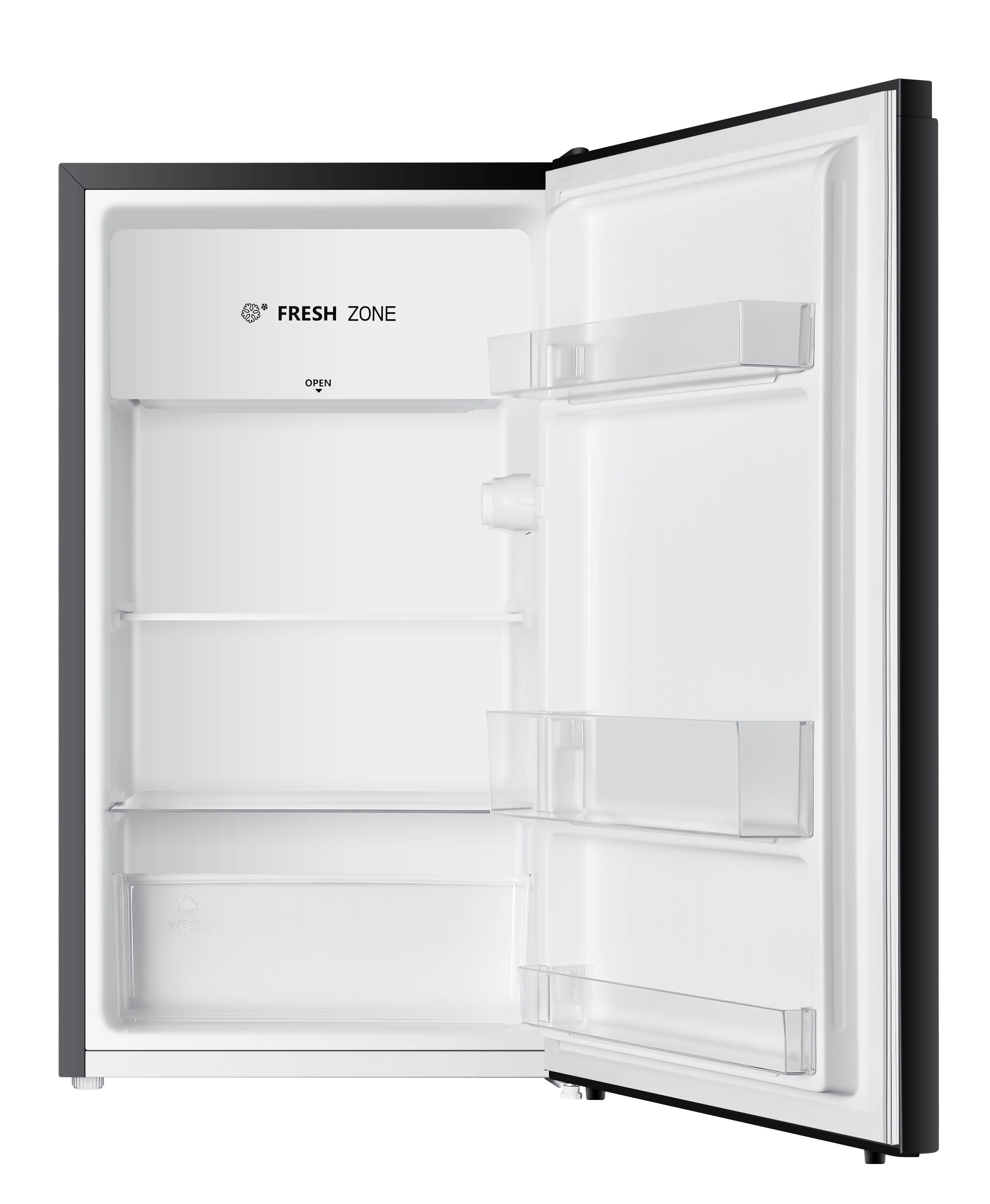 PKM Kühlschrank KS93EB, 84 cm hoch, 47,5 cm breit, wechselbarer Türanschlag, höhenverstellbare Füße