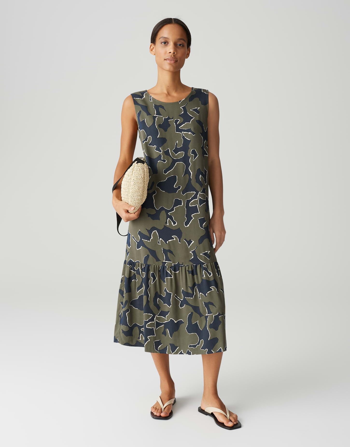 OPUS Trägerkleid WICY WILDFLOWER mit abstraktem Print