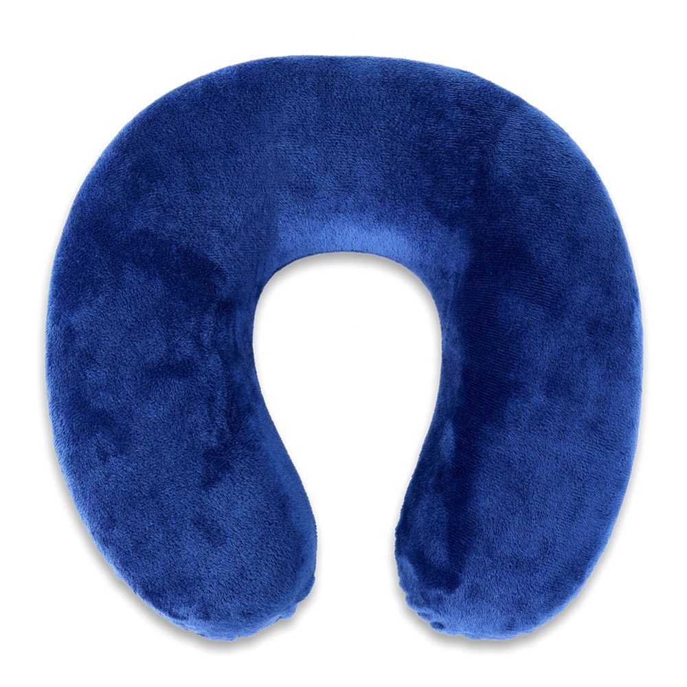 blau orthopädisches wählbar Travel Nackenkissen Memory-Schaum Farben Schramm Nackenhörnchen Rocco Schramm Reisekissen Pillow e.K. Neck Nackenhörnchen 4 Nackenstützkissen