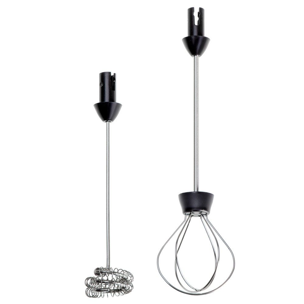 Mesko Milchaufschäumer MS 4535 2-in-1 Handaufschäumer mit Schneebesen, elektrisch, USB-C, Edelstahl, für Milch, Matcha, Kakao