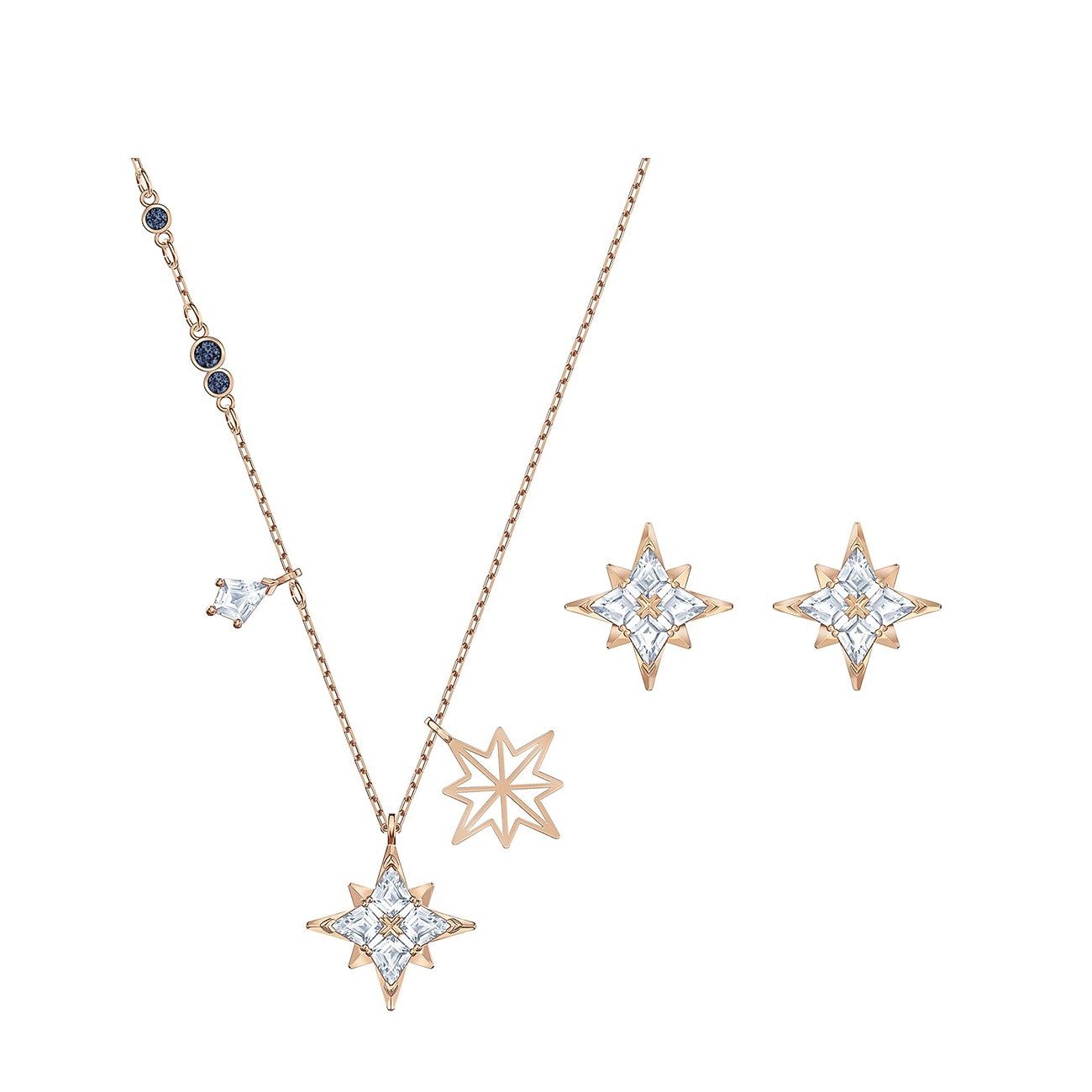 Swarovski Ohrring und Ketten Set