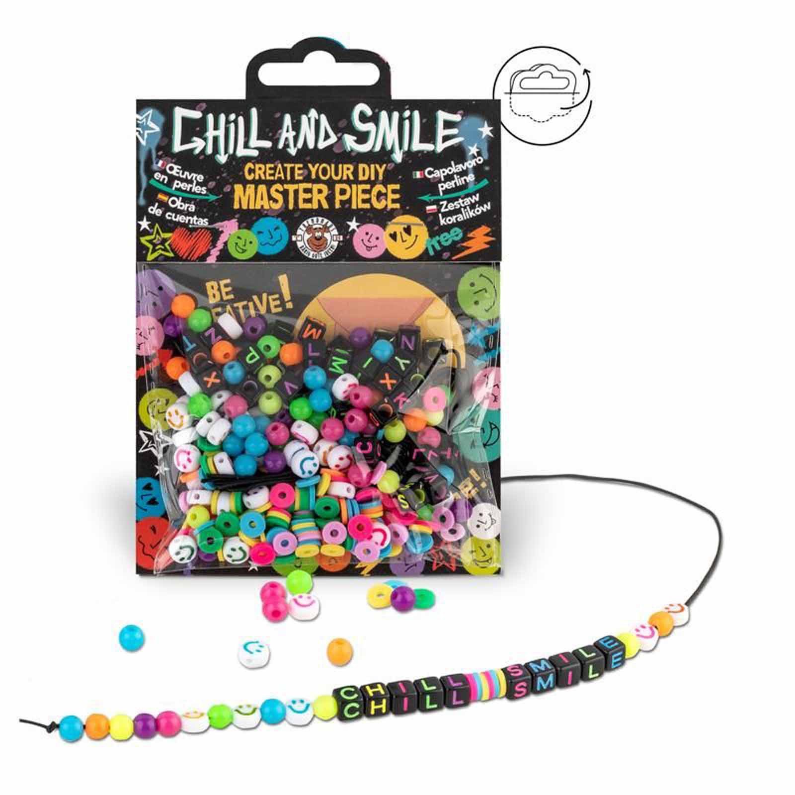 Trendhaus Kreativset Trendhaus Chill and Smile Create your DIY Masterpiece Schmuck.-Set
