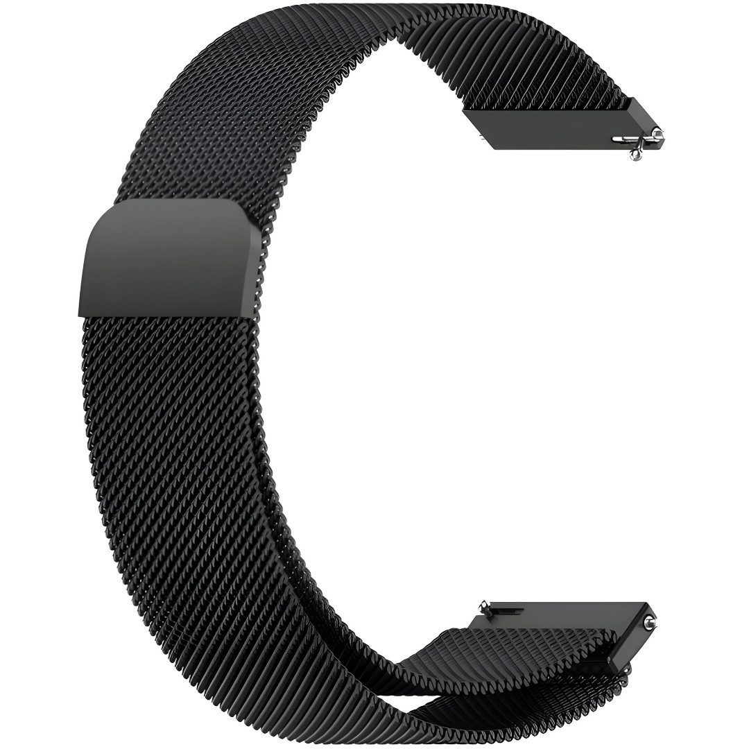 SmartUP Smartwatch-Armband 18mm / 20mm / 22mm Stegbreite Metall Milanese Ed günstig online kaufen