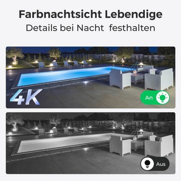 Reolink P330 - Smart 4K 8MP UHD Outdoor PoE Sicherheitskamera Überwachungskamera (Außenbereich, mit 256GB Kapazität, Audioaufzeichnung & Nachtsicht)