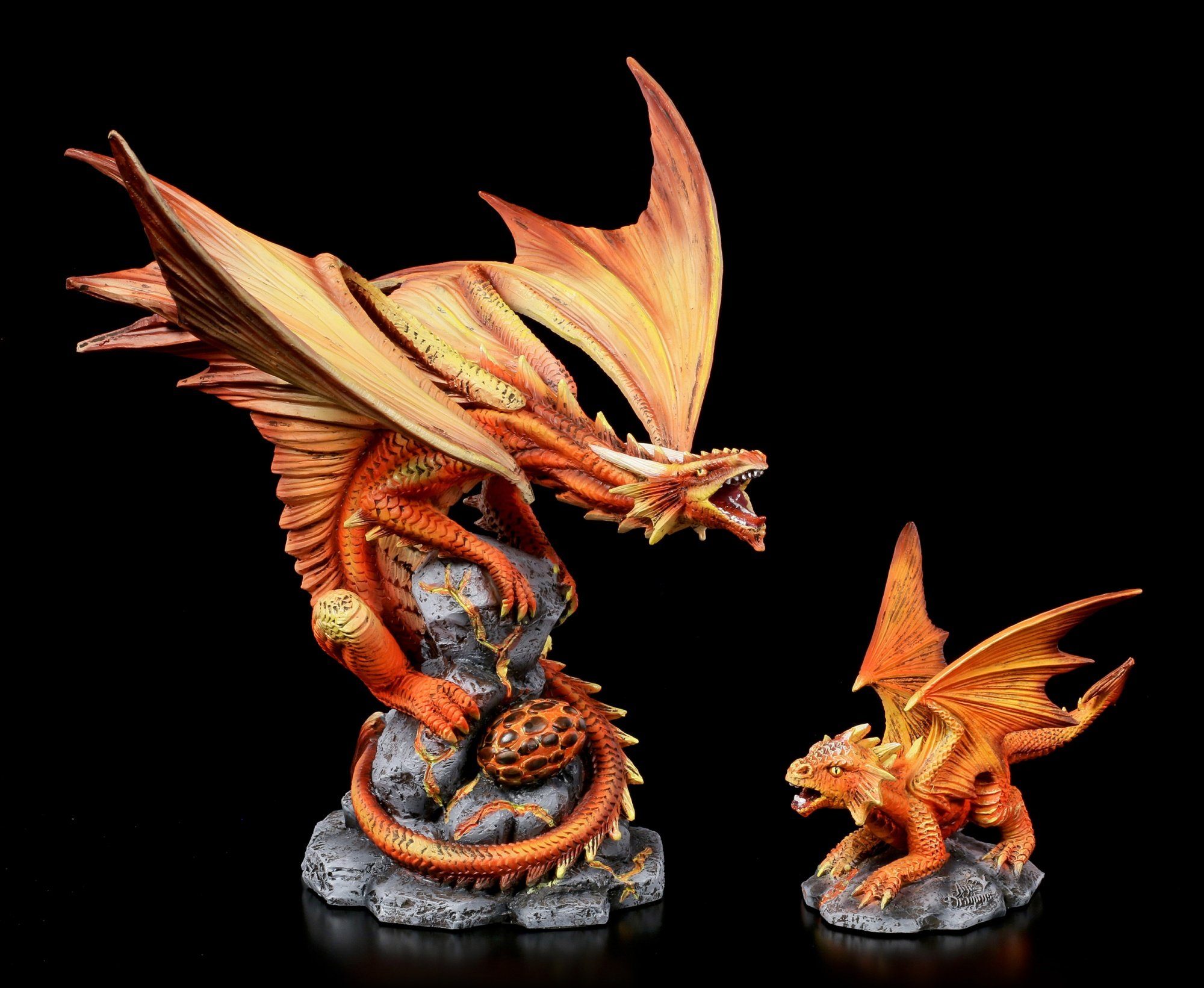 Dragon Figuren Deko Fantasy Adult Figur GmbH Fire Dekofigur Shop Stokes Anne - - Drachen