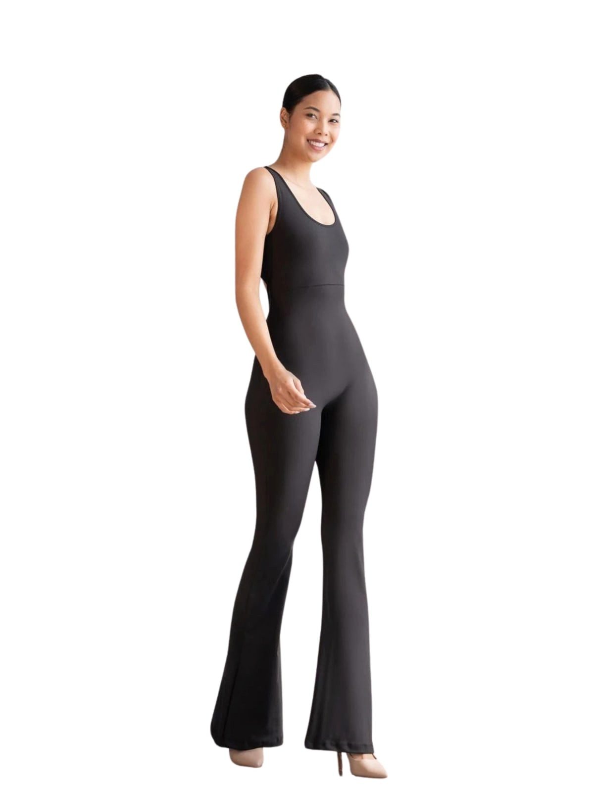 Lismina Jumpsuit Spanish Scrunch Butt Jumpsuit Atmungsaktiv, Elastischer Bund