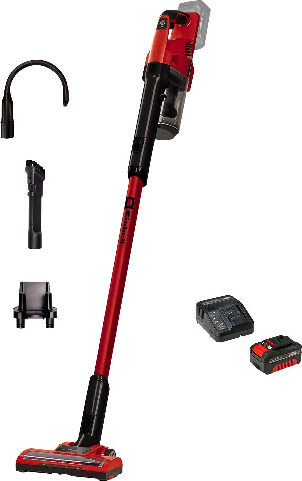 Einhell Akku-Hand-und Stielstaubsauger »TE-SV 18«, 120 W, beutellos, Power X-Change, Inkl. 18 V 4,0 Ah Akku und Ladegerät