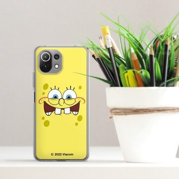 DeinDesign Handyhülle Spongebob Schwammkopf Offizielles Lizenzprodukt Kindheit, Xiaomi Mi 11 Lite 5G Silikon Hülle Bumper Case Handy Schutzhülle