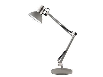 FISCHER & HONSEL LED Schreibtischlampe, LED wechselbar, Warmweiß, Retro Klemmleuchte Arbeitsplatzbeleuchtung Bürobeleuchtung Höhe 74,5cm