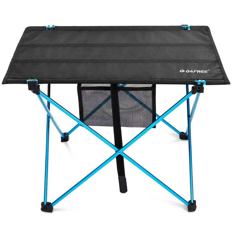 G4Free Klapptisch »OTGFD02V563«, Ultraleicht Klapptisch Camping Tisch tragbar Roll Up Camp Tischen mit Tragetasche für Outdoor-Camping Wandern Picknick