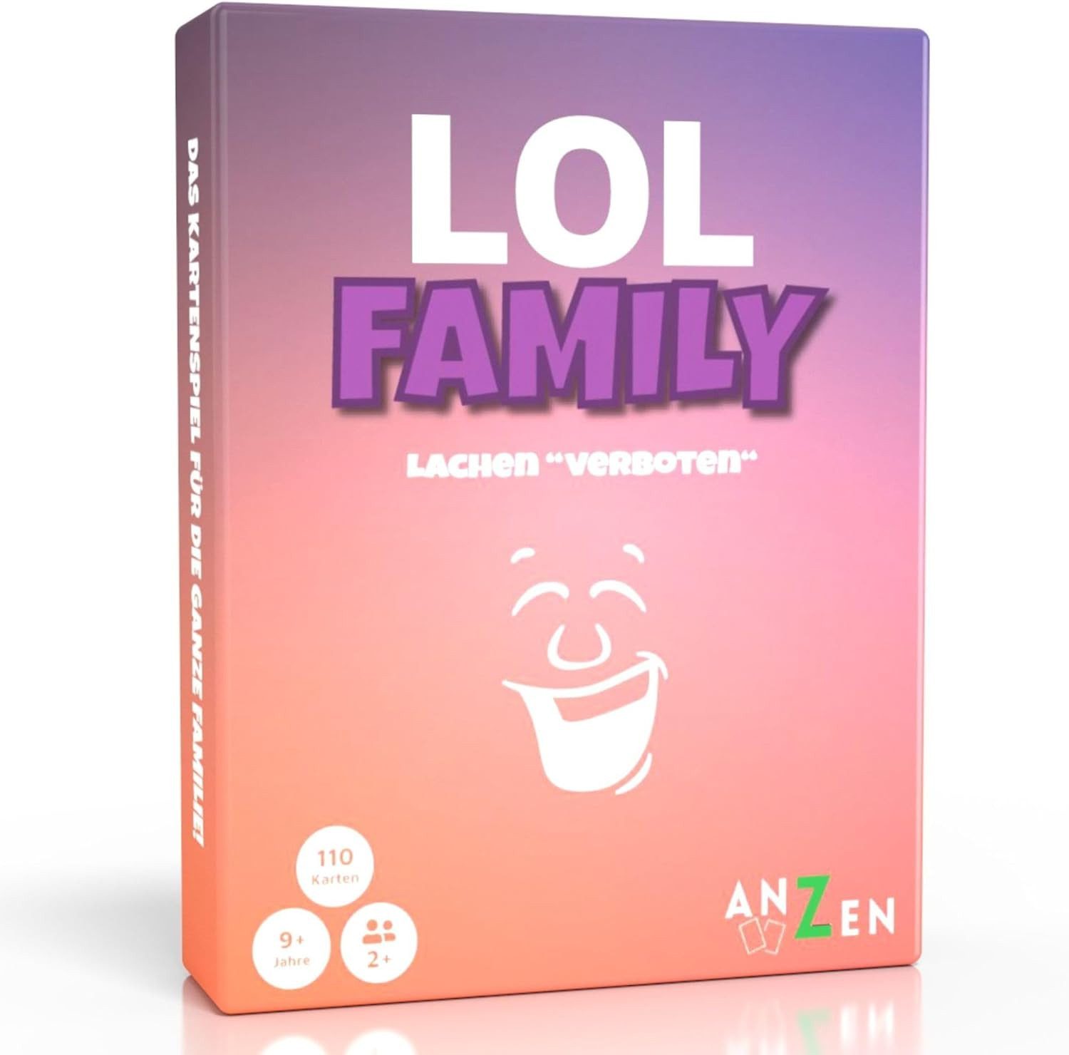 Anzen Spielesammlung LOL - Versch. lustige Kartenspiele, LOL - wer lacht "verliert", Trinkspiele, Kartenspiel, Familienspiel
