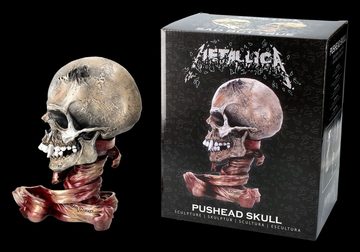 Figuren Shop GmbH Fantasy-Figur Totenkopf Metallica - Pushead - Merchandise Fantasy Dekoration