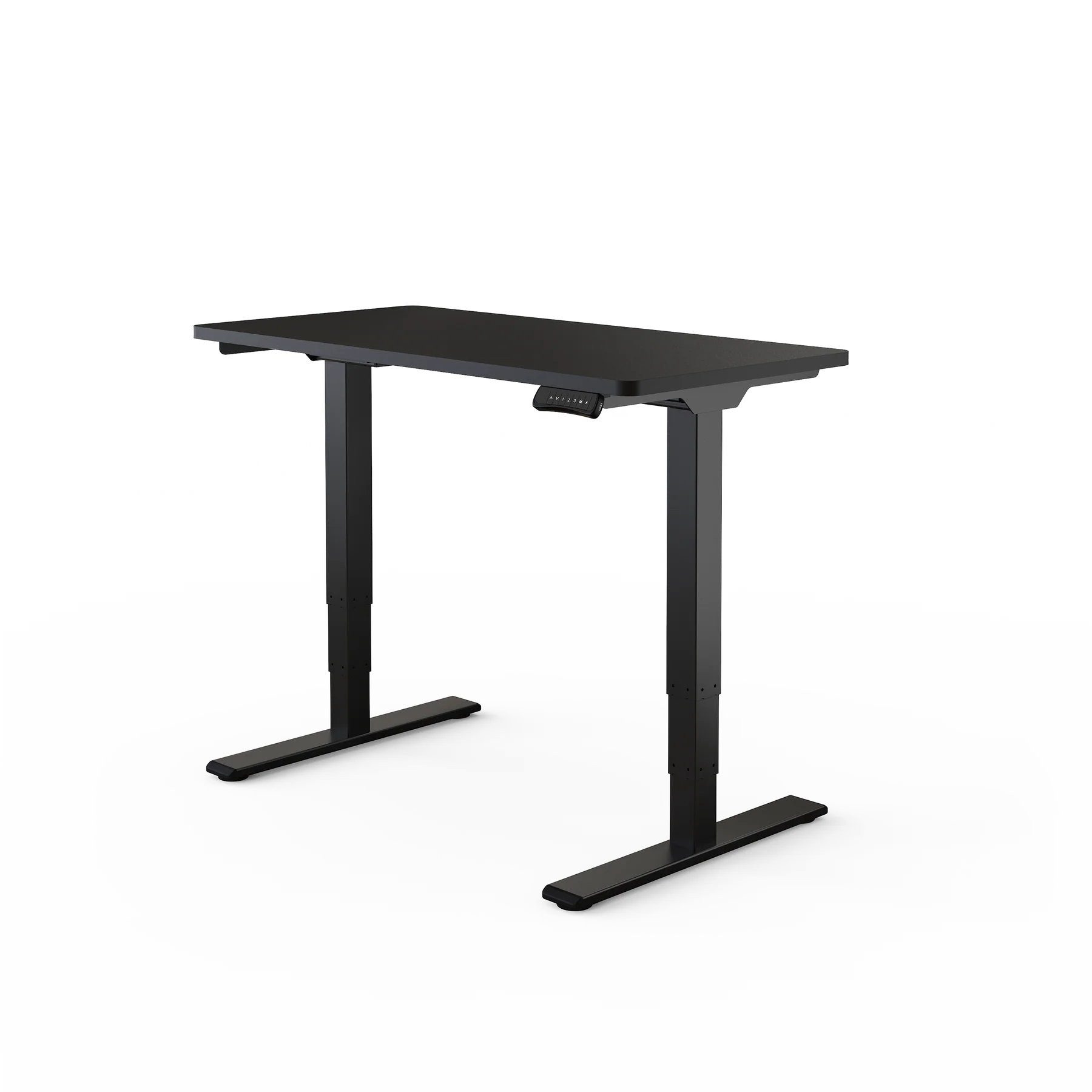 DESKSPACE Schreibtisch Höhenverstellbarer Schreibtisch – elektrisch, Memory, Kollisionsschutz (Komplettset mit Tischgestell und Tischplatte), Elektrisch höhenverstellbar, leiser Betrieb, USB & Memory