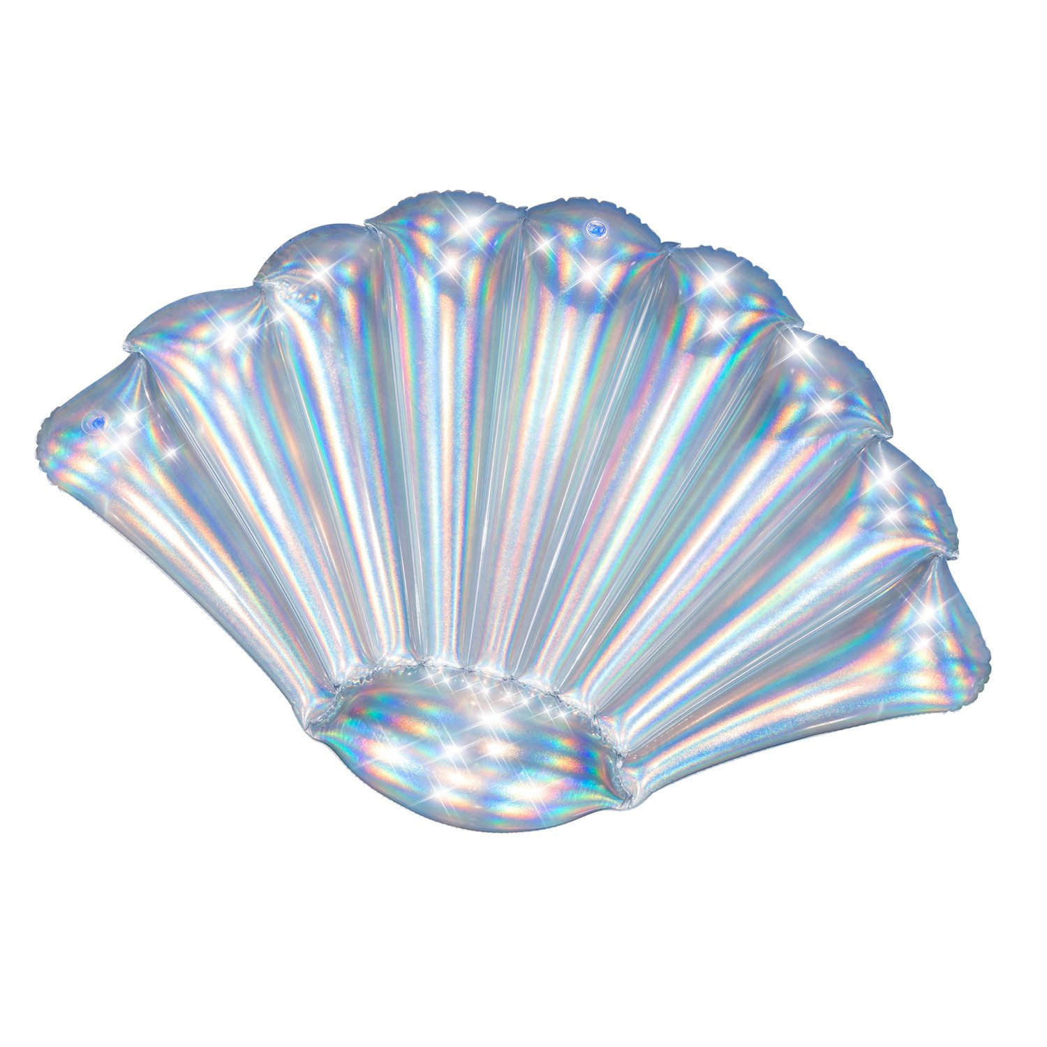Bestway Badeinsel Iridescent, (Packung, 1-St., 152 x 100 x 20,5 cm), max. Belastbarkeit 90 kg, geeignet für eine Person