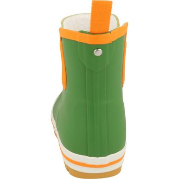 Derbe Hamburg Damen Halbschaft Gummistiefel Wattpuuschen 2.0 Gefüttert Cactus/Sun Orange Gummistiefel