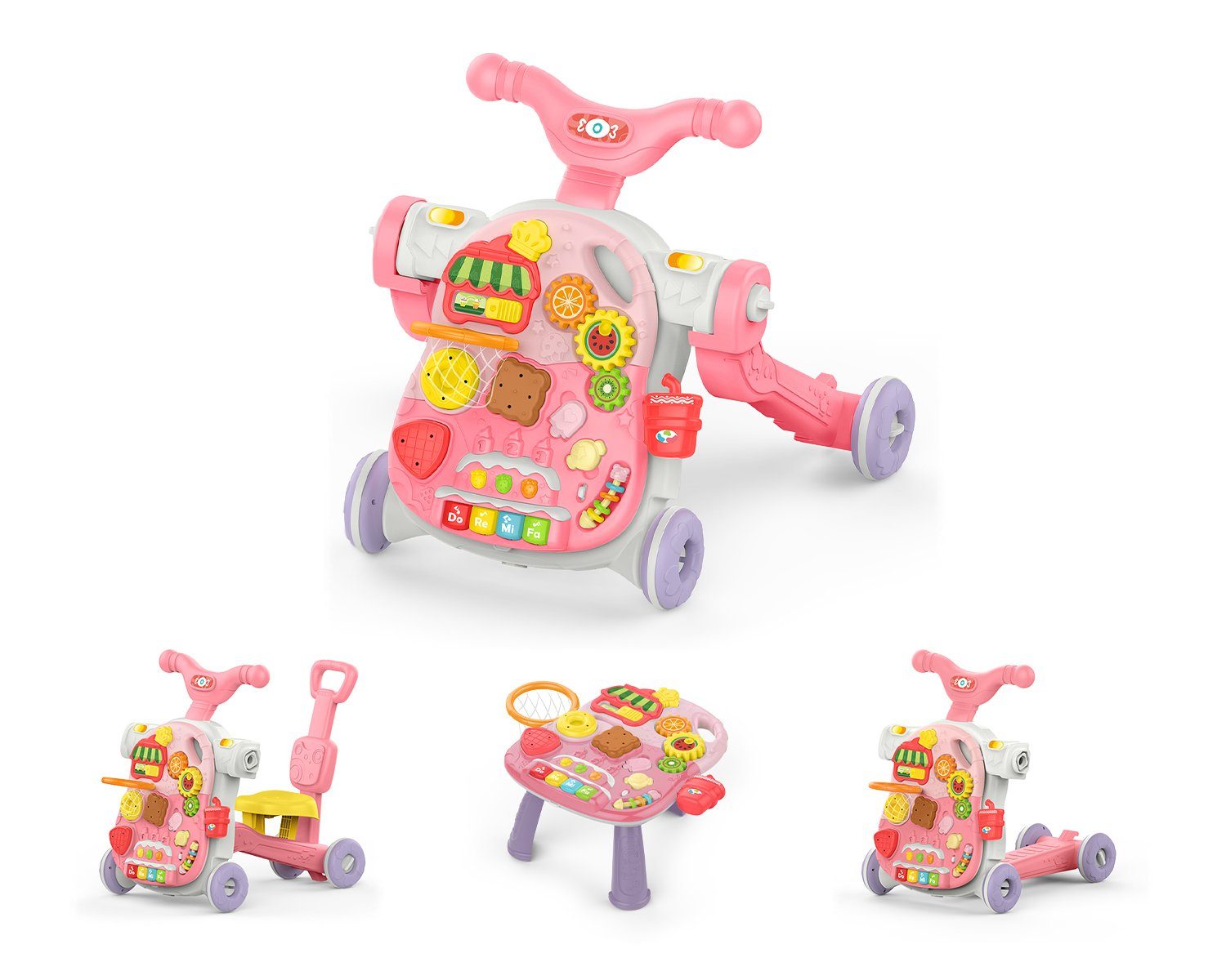 Lauflernhilfe Lauflernwagen 4 in 1 Sweet