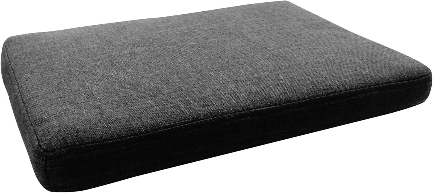 trendteam Sitzkissen, Garderobenkissen in grau B/H/T: 49 / 5 / 32 cm