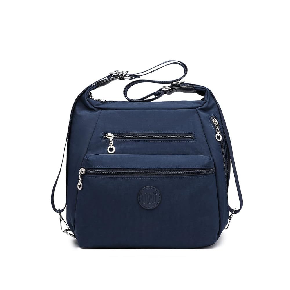 KONO Handtasche Rucksack Damen Umhängetaschen Nylon Schultertaschen 3 in 1 günstig online kaufen