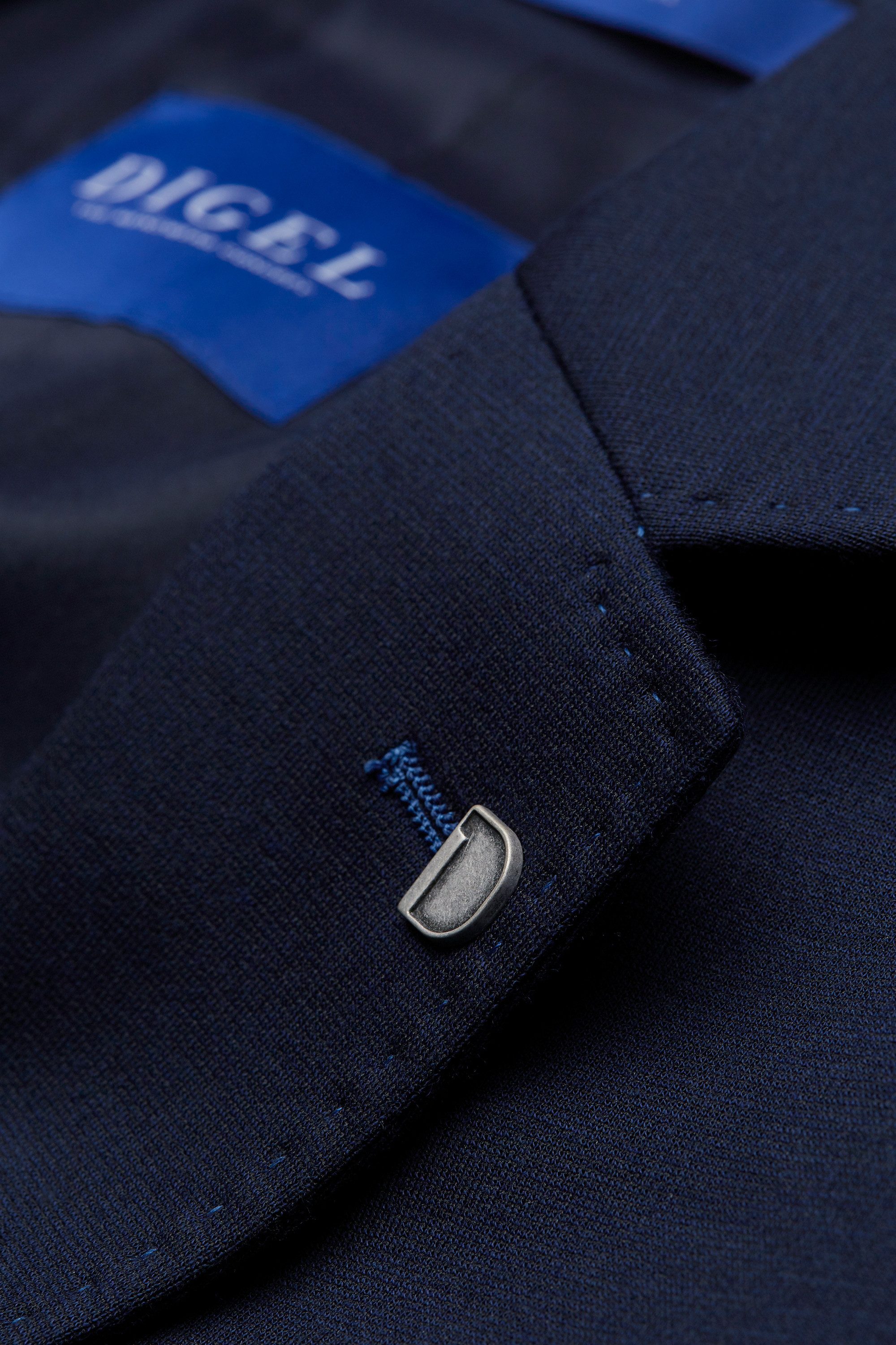 Digel Anzugsakko Edison-ST (1-tlg., Jersey) Kissing Buttons, Abnehmbarer Re günstig online kaufen