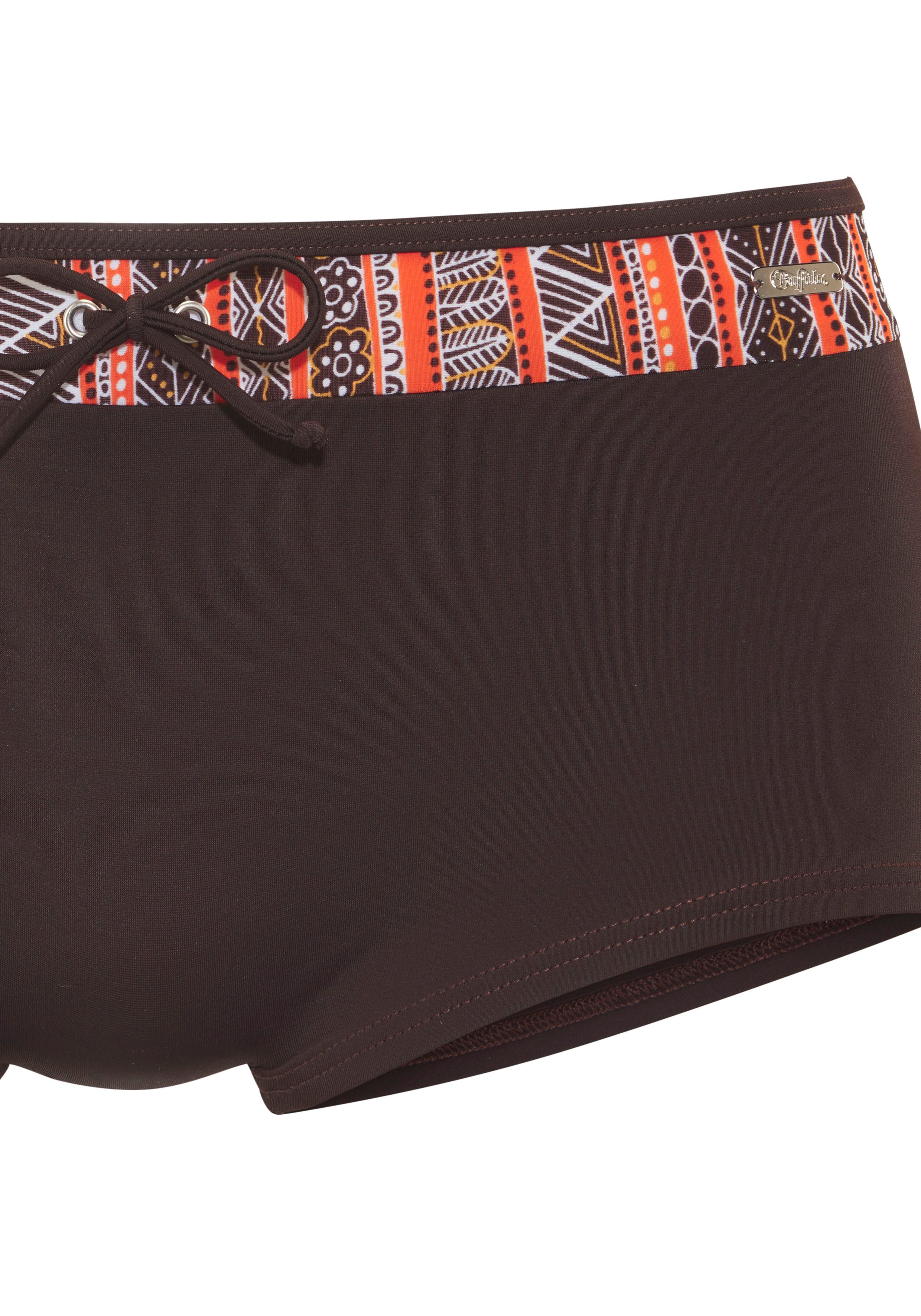 Buffalo Bikini-Hotpants Mit bedrucktem Kontrasteinsatz günstig online kaufen