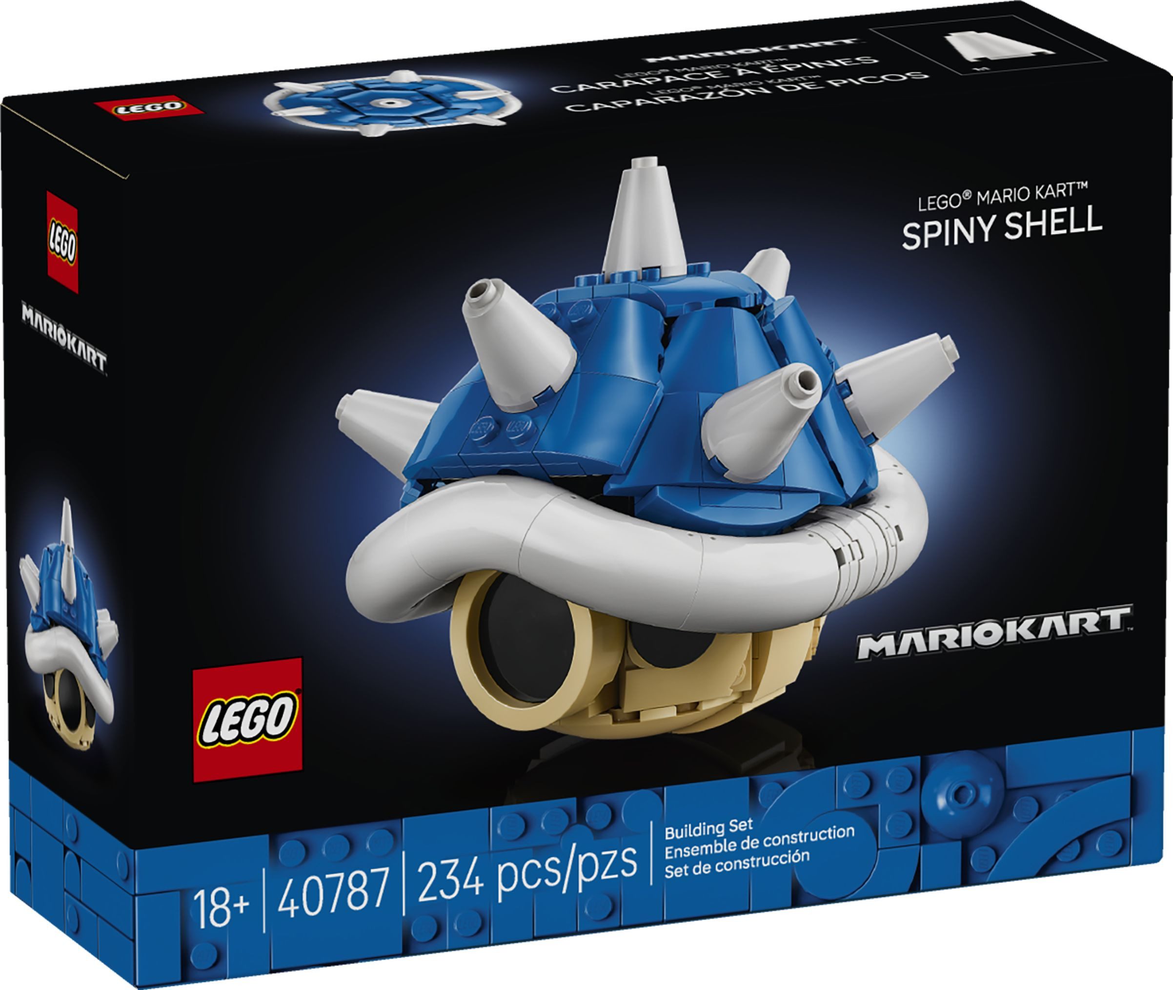 LEGO® Mario Kart Stachi-Panzer / Spiny-Shell (40787) Konstruktions-Spielset, (234 St)