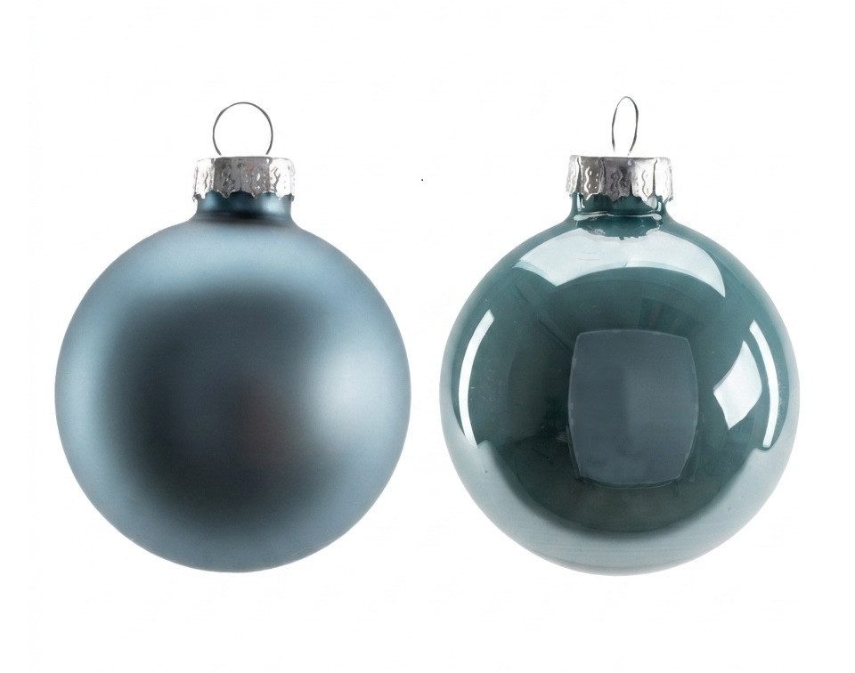 Christbaumschmuck TrendLine Weihnachtskugeln aus Glas Ø 6 cm