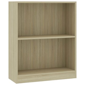 furnicato Bücherregal Sonoma-Eiche 60x24x76 cm Holzwerkstoff